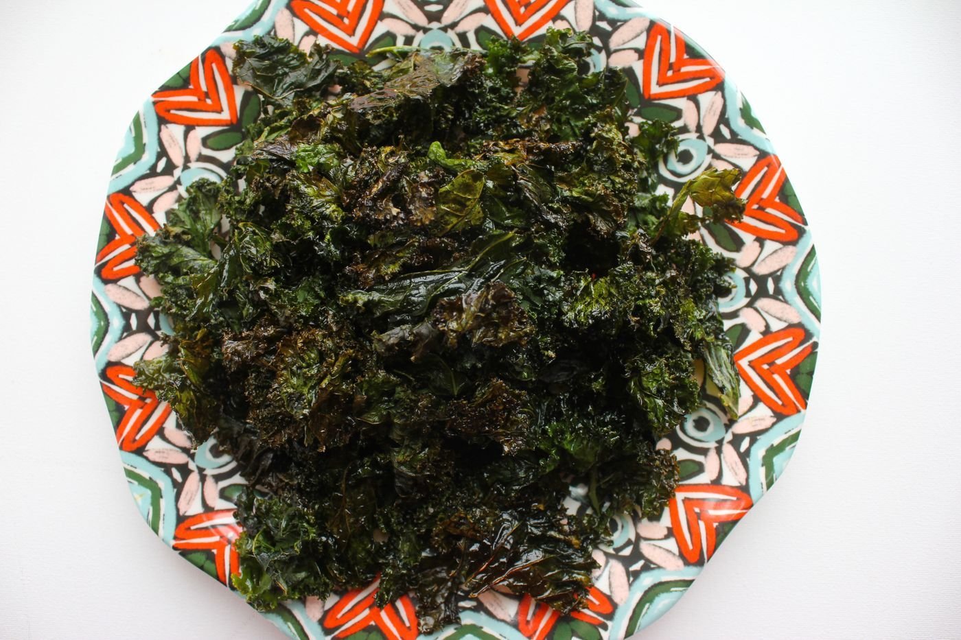 Smoky Tahini Kale Chips