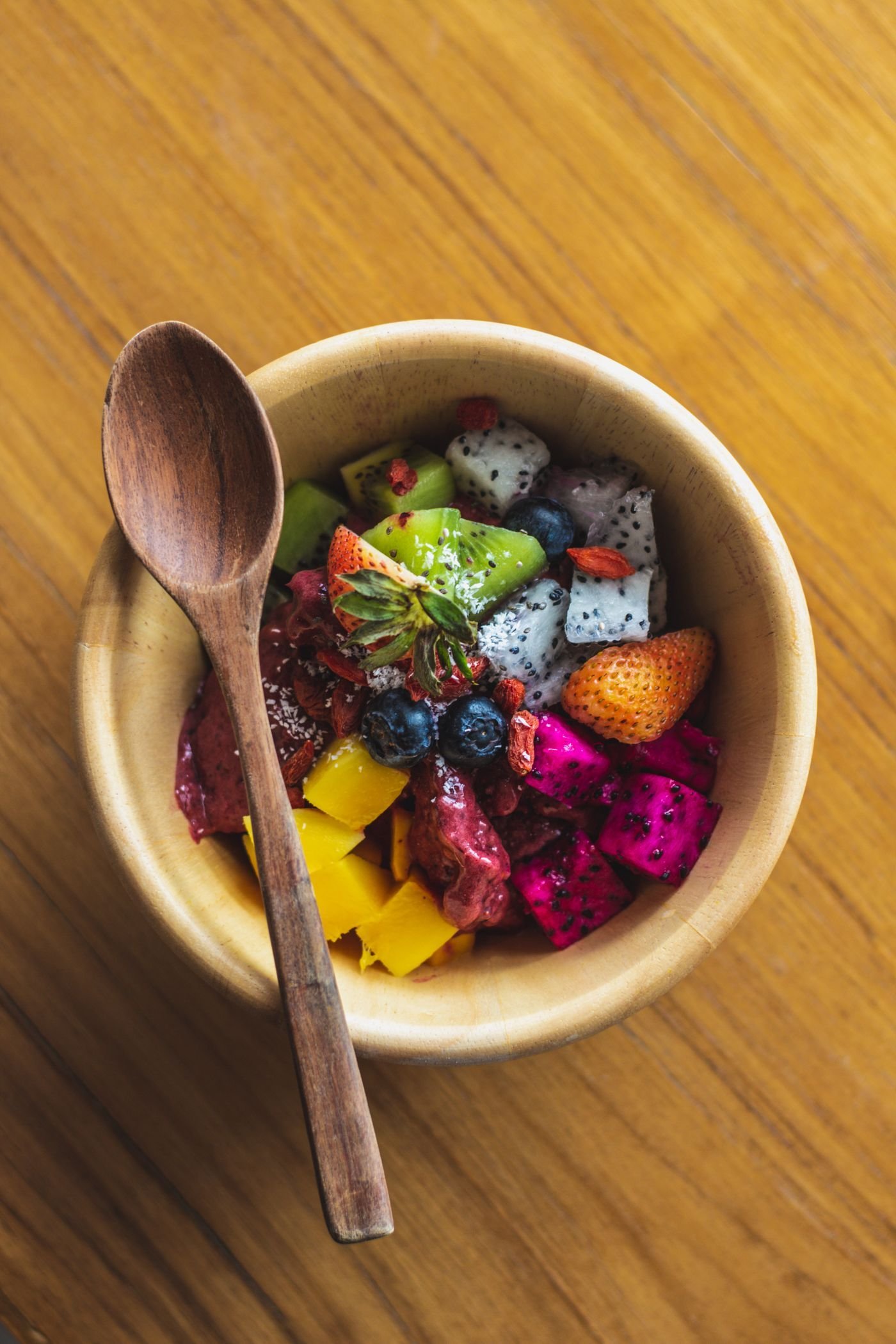 Tropical Mango Dragon Fruit Bowl