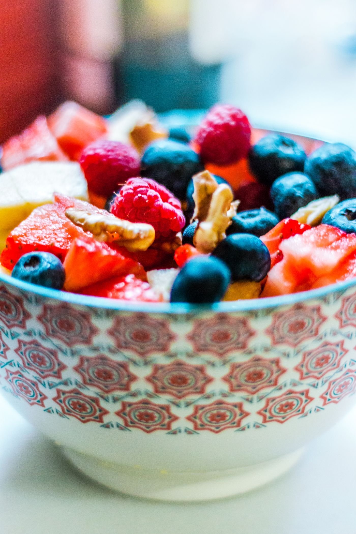 Mixed Berry Walnut Breakfast Bowl