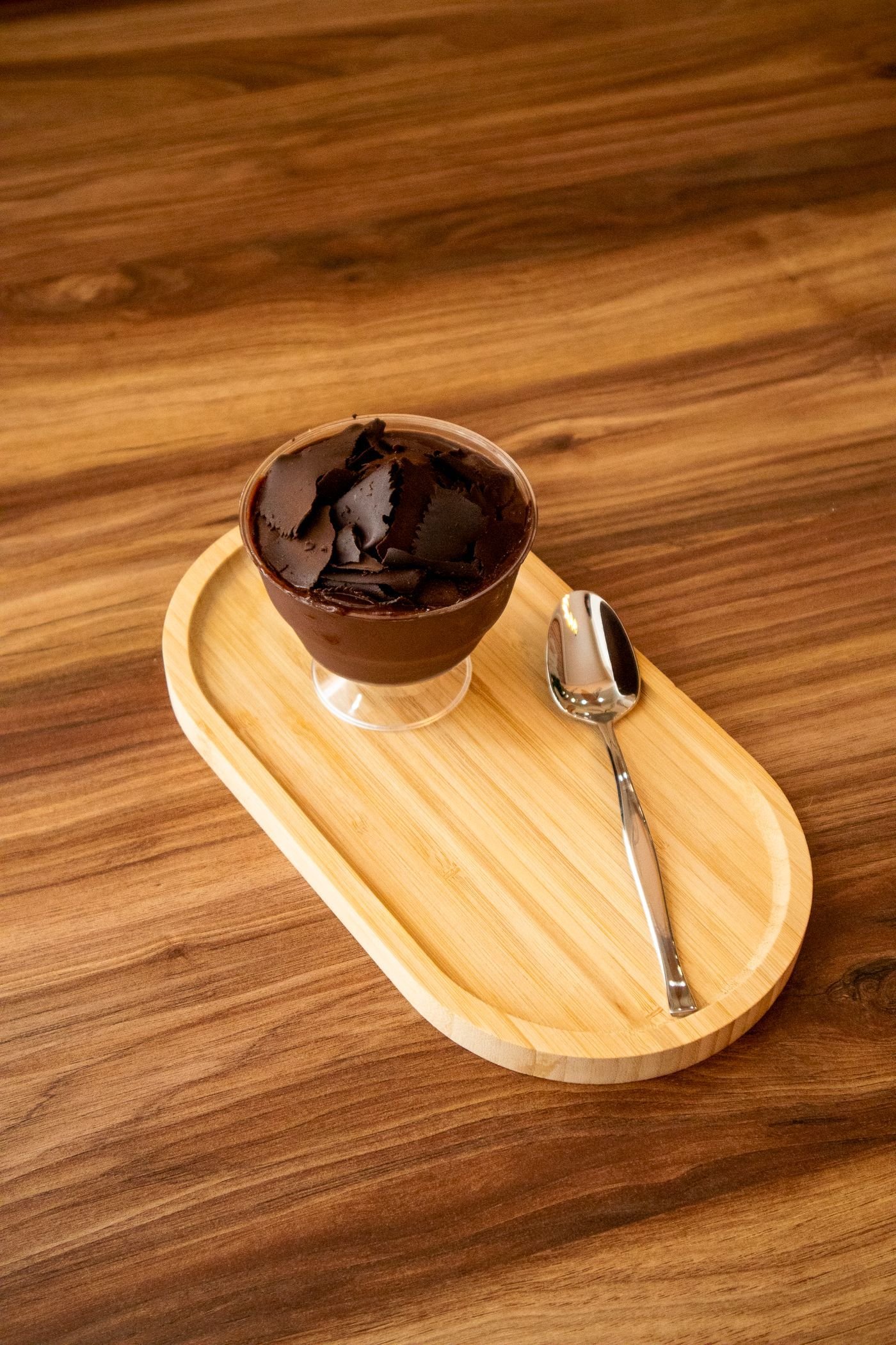 Avocado Chocolate Mousse with Cacao Curls