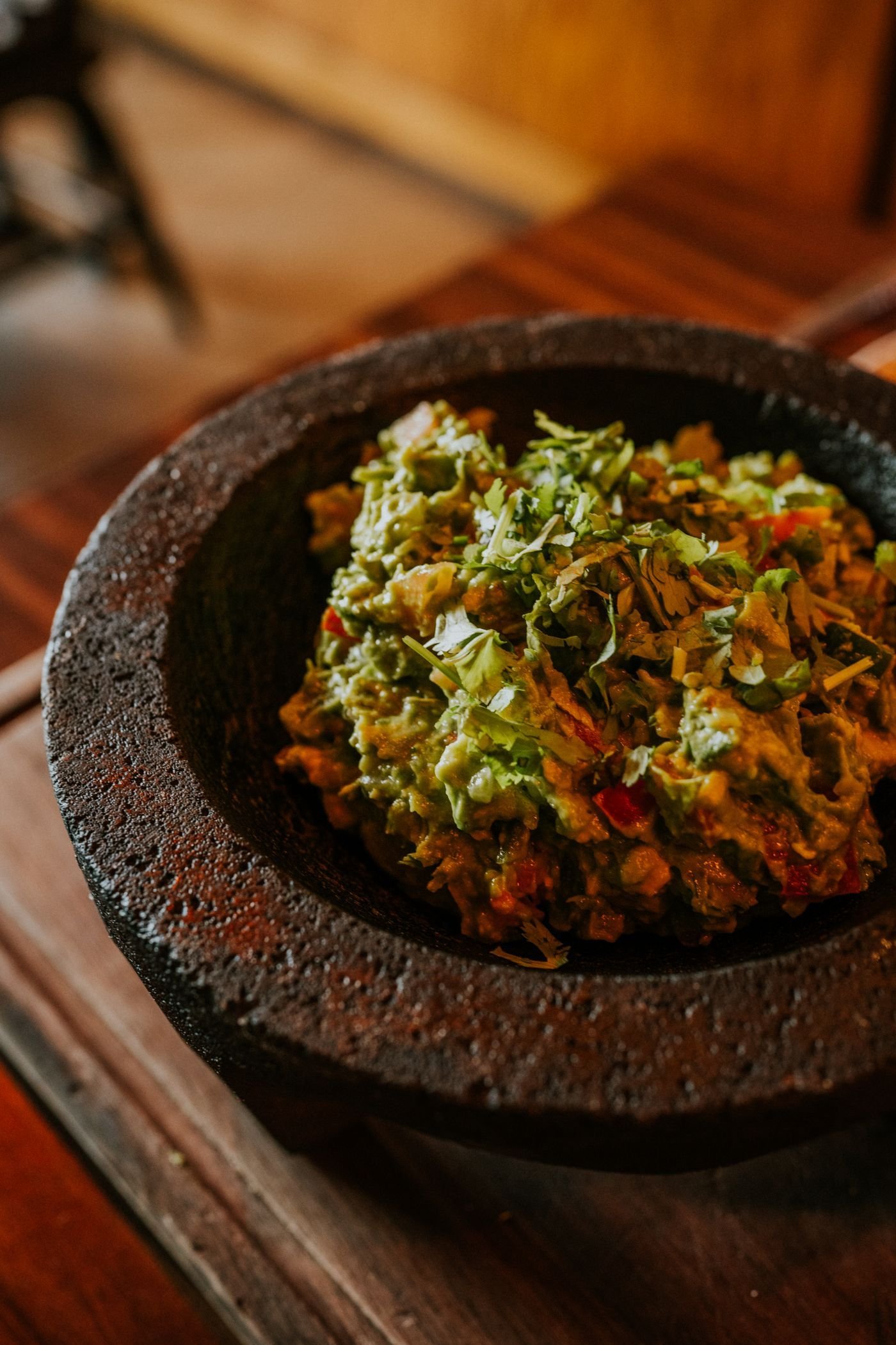 Molcajete Guacamole with Serrano