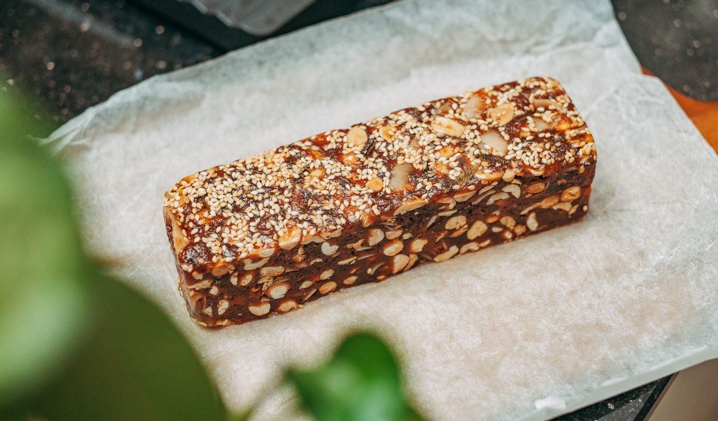 Studded Chocolate Nut Log