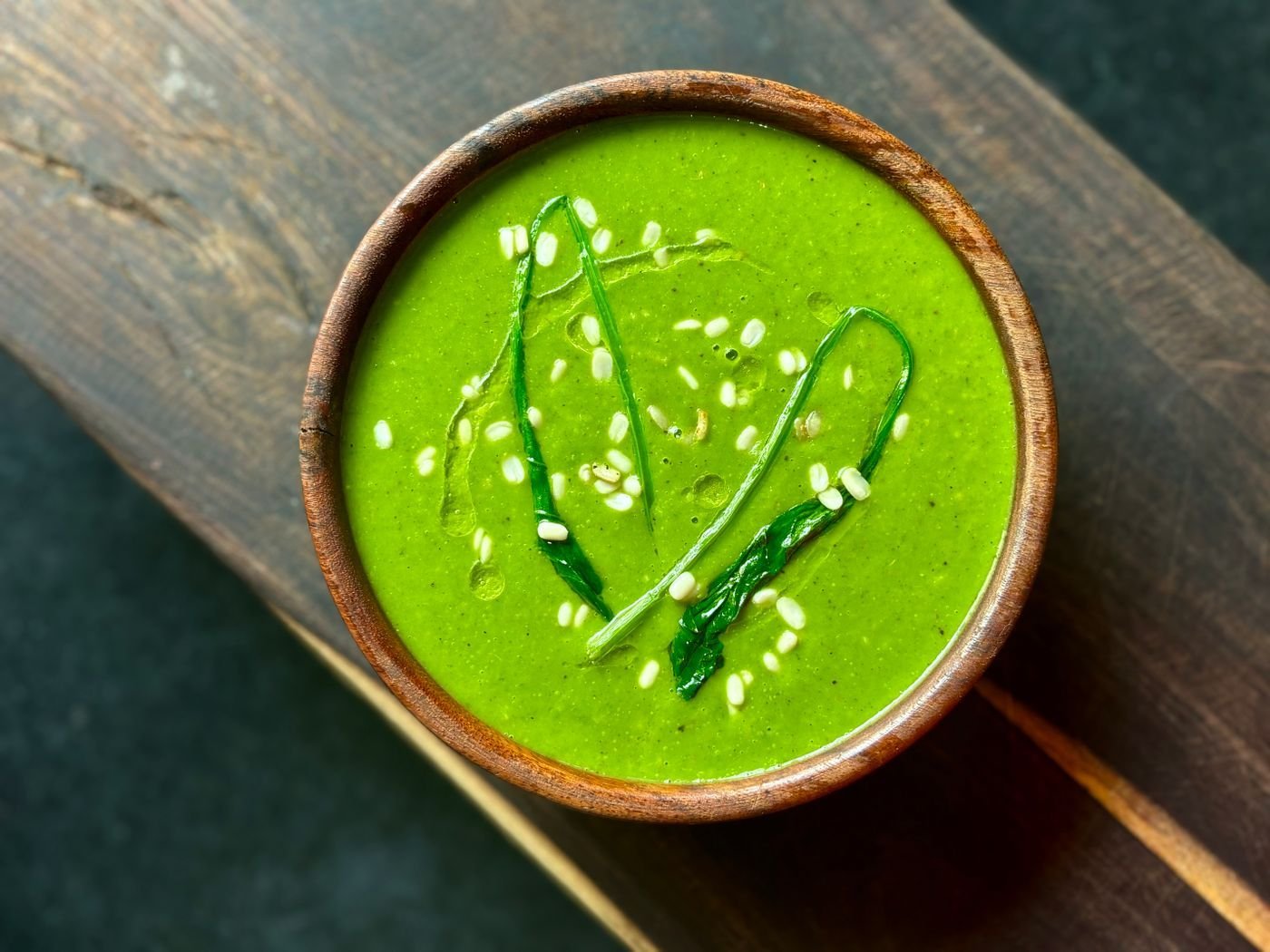 Bright Green Herb Soup