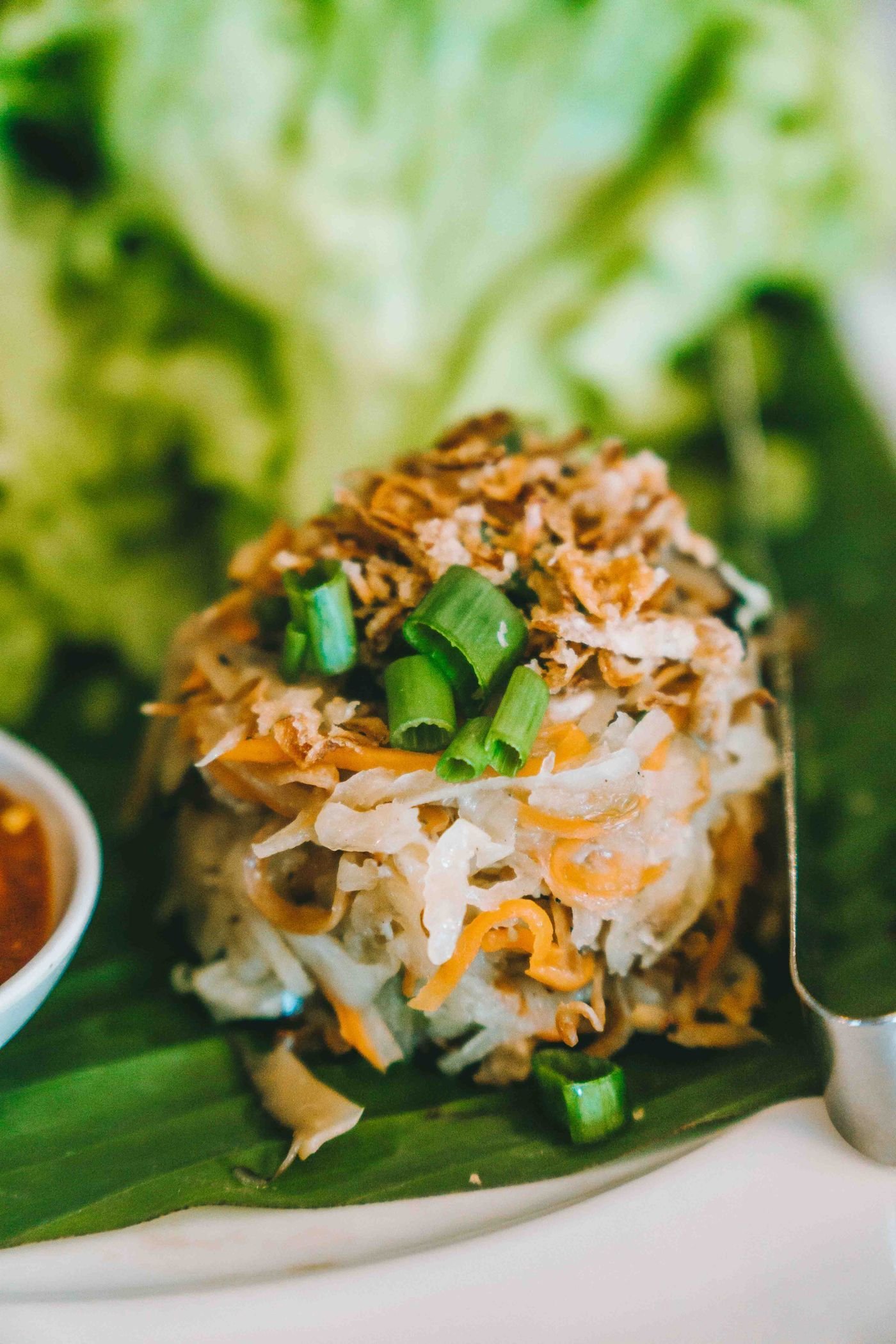 Butter Lettuce Boats with Daikon and Coconut
