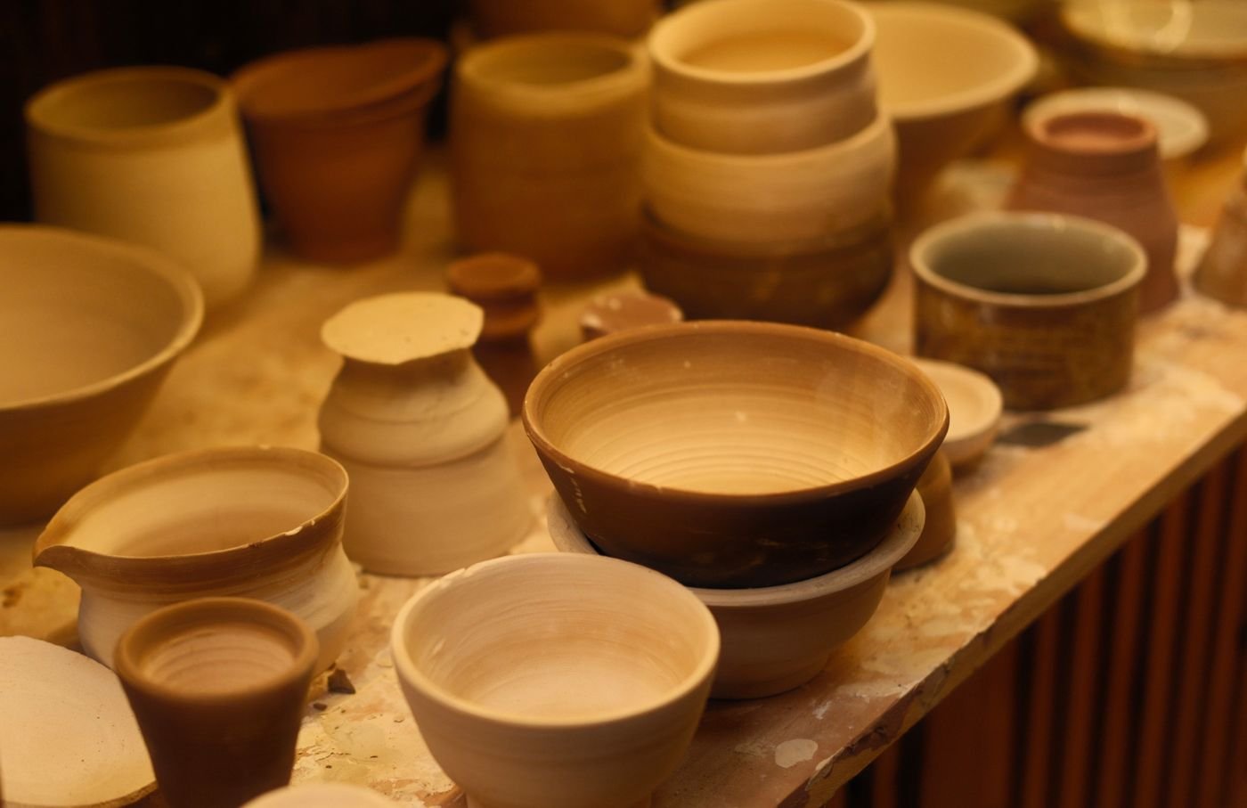Handmade Clay Bowl and Cup Collection