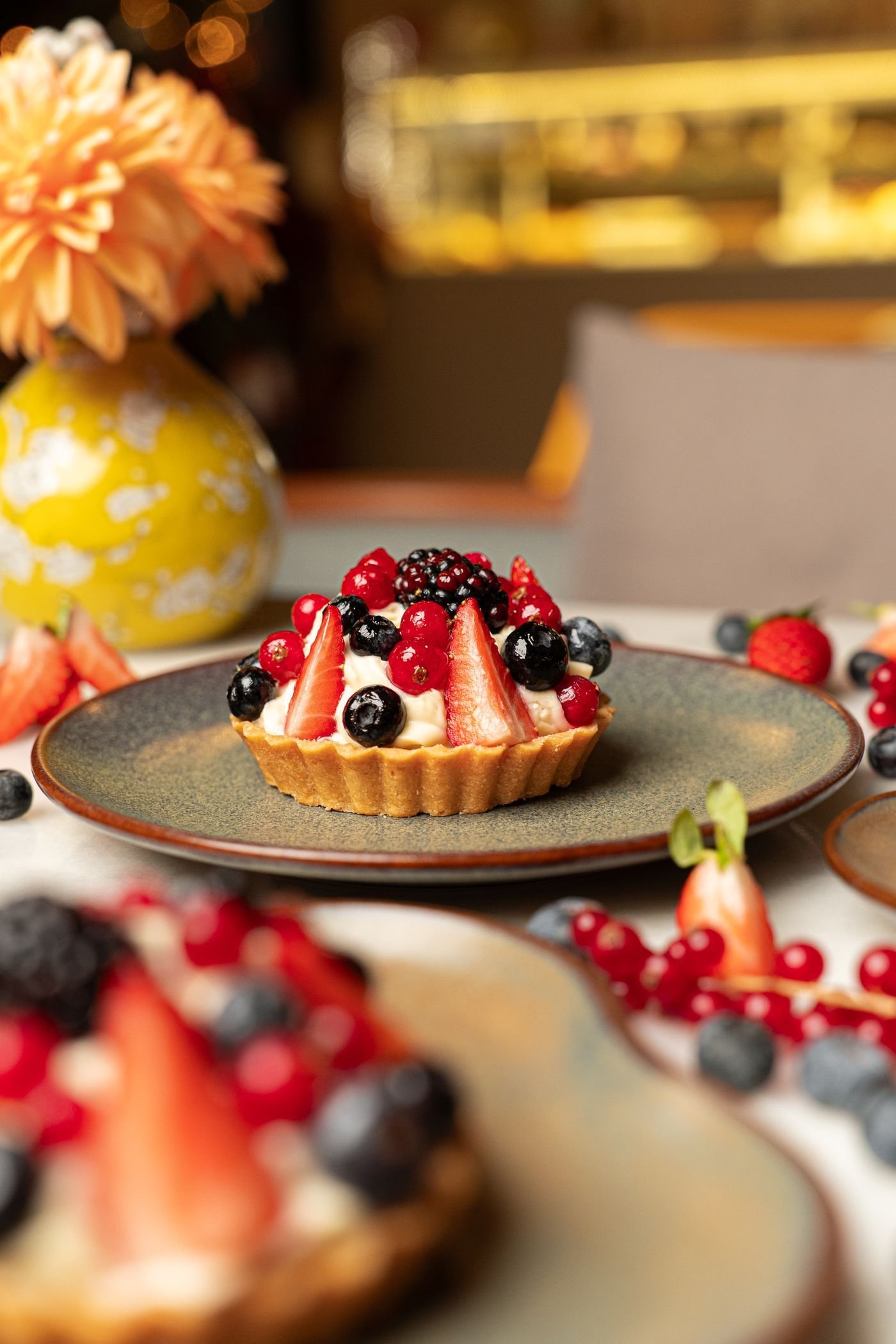 Mixed Berry Vanilla Cream Tartlets
