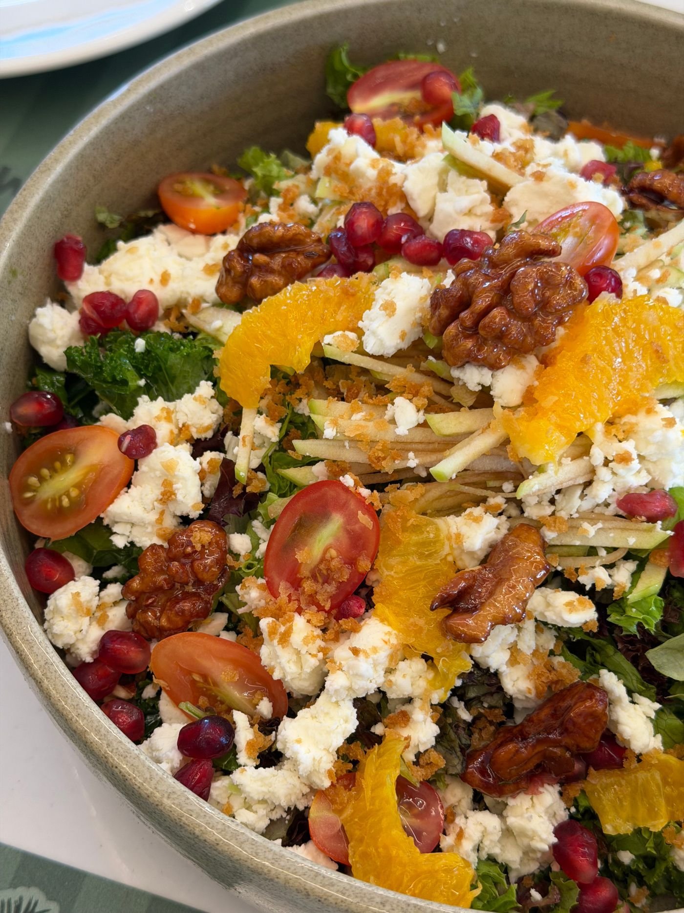 Citrus Pomegranate Salad with Cashew Feta