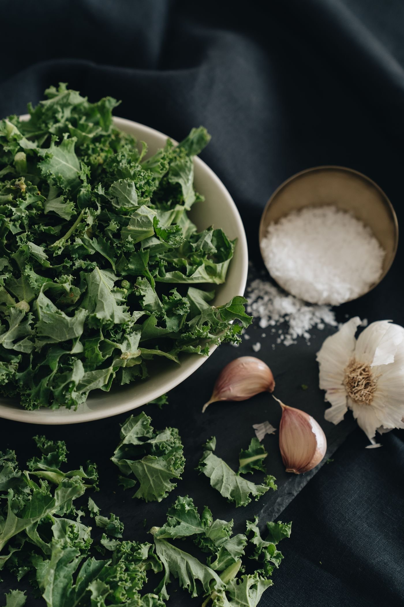 Garlic Sea Salt Kale Chips