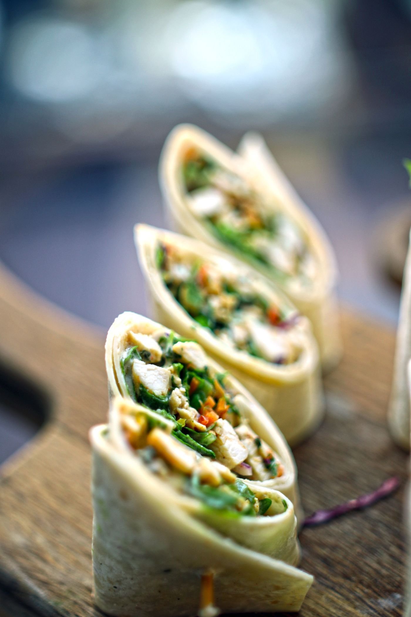 Spinach Pinwheels with Cashew Herb Cheese