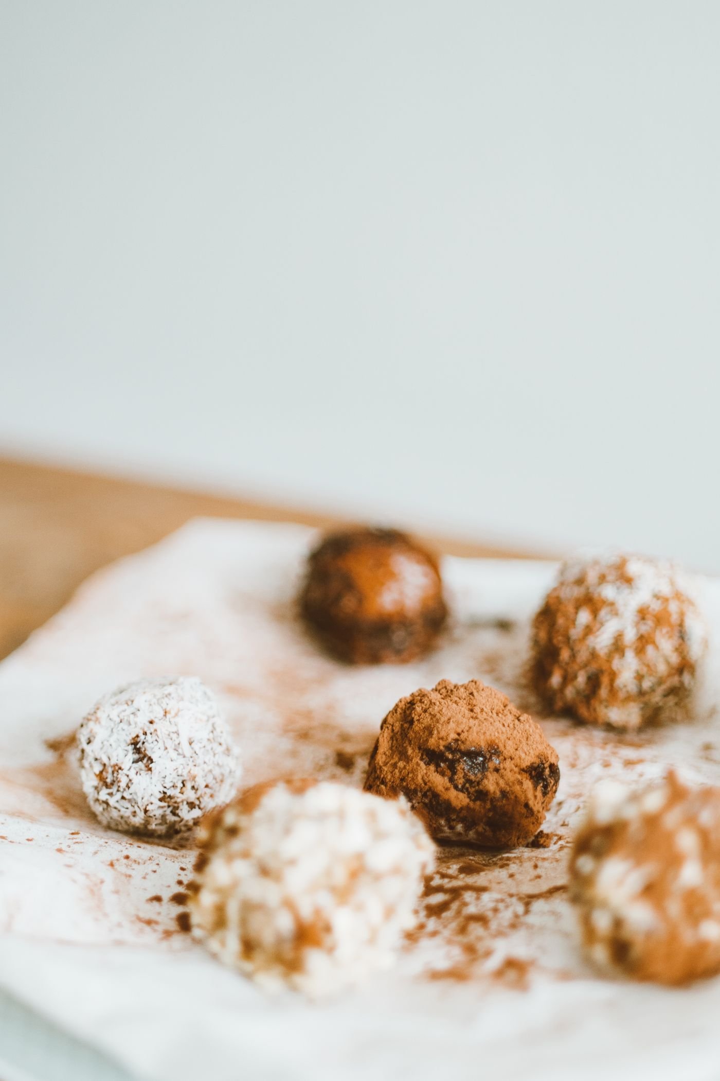 Snickerdoodle Bliss Balls with Coconut
