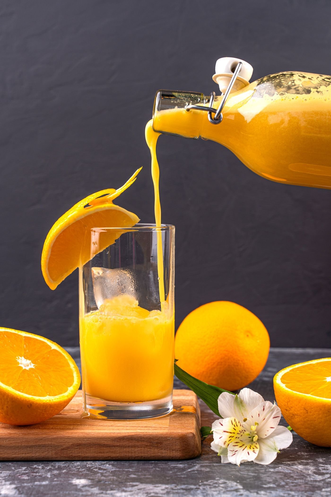 Iced Orange and Tangerine Juice