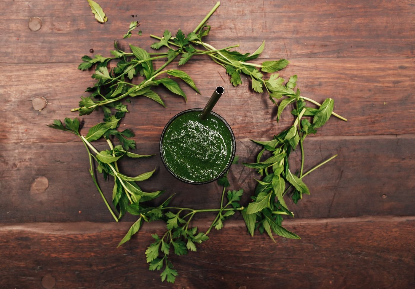 Peppery Arugula Pear Smoothie