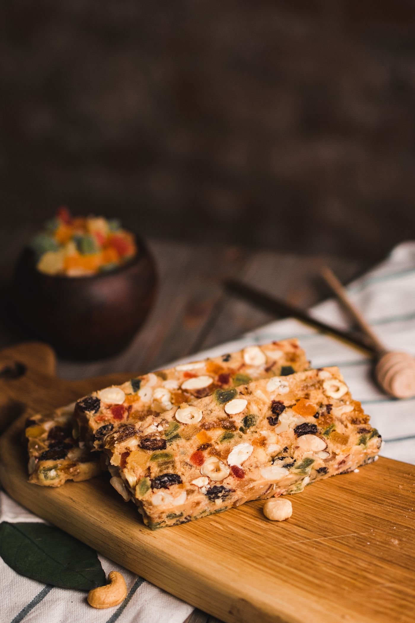Apricot Pistachio Fruit and Nut Slab