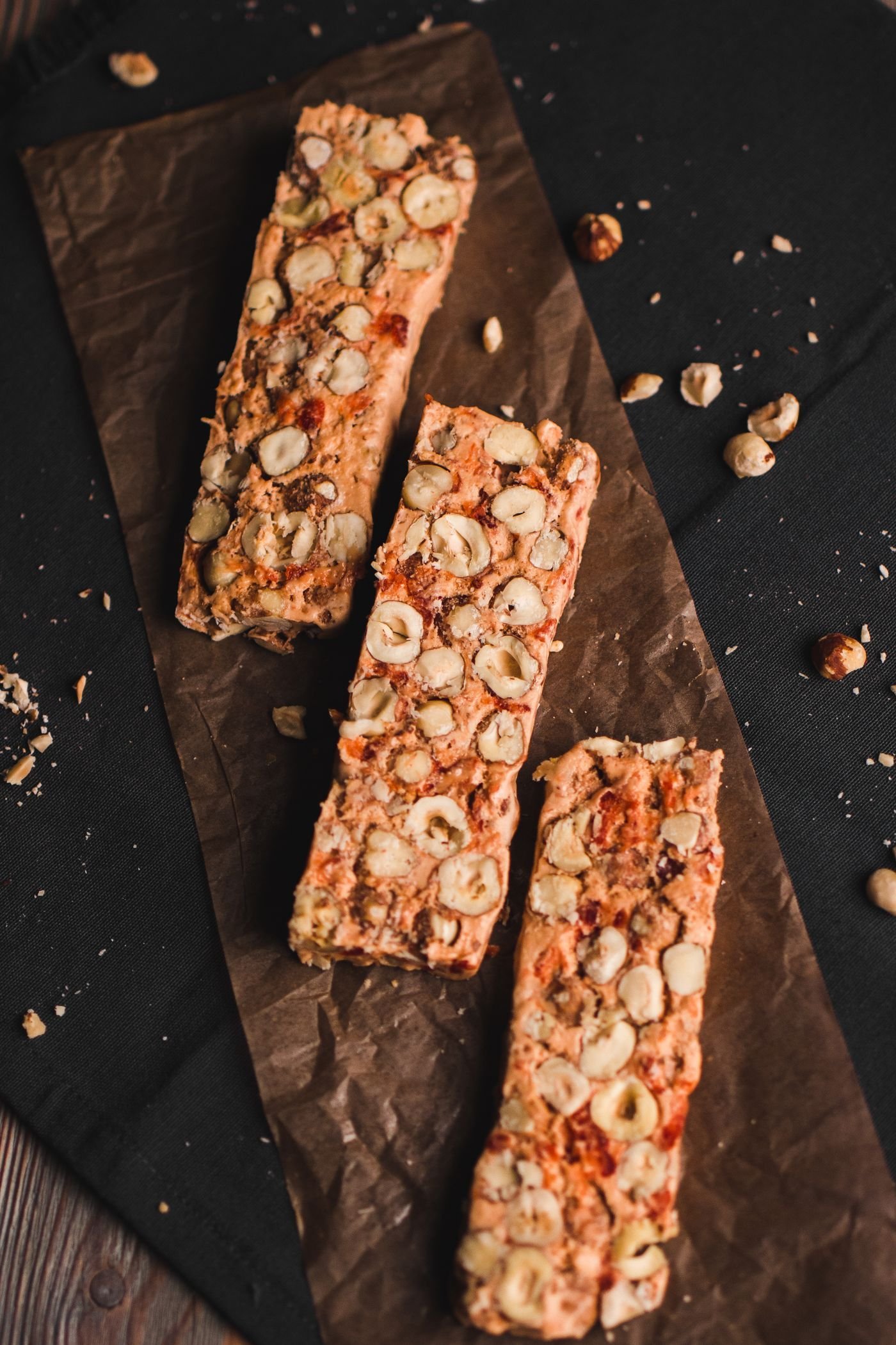 Hazelnut Goji Berry Bars
