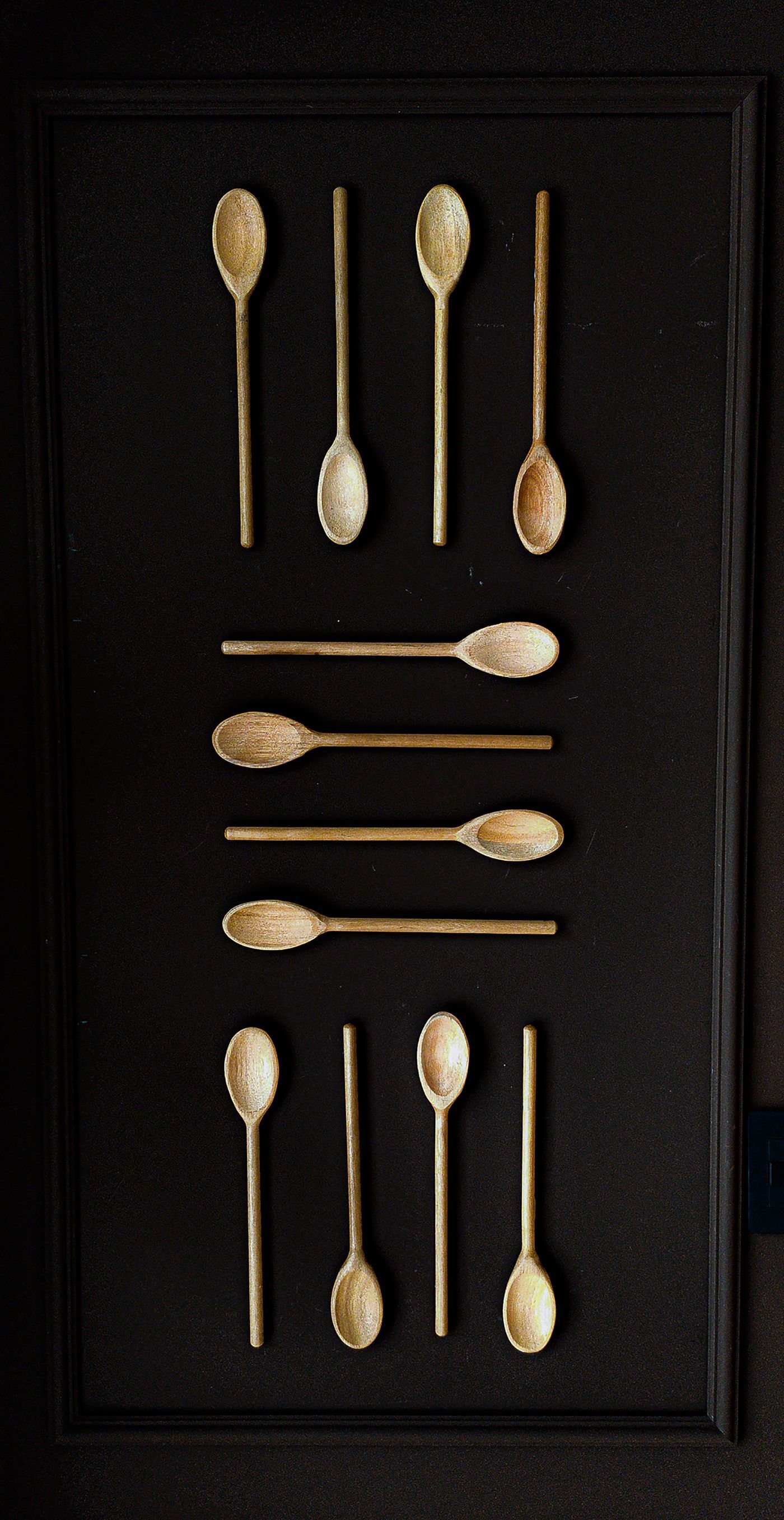 Brass Serving Spoon Set