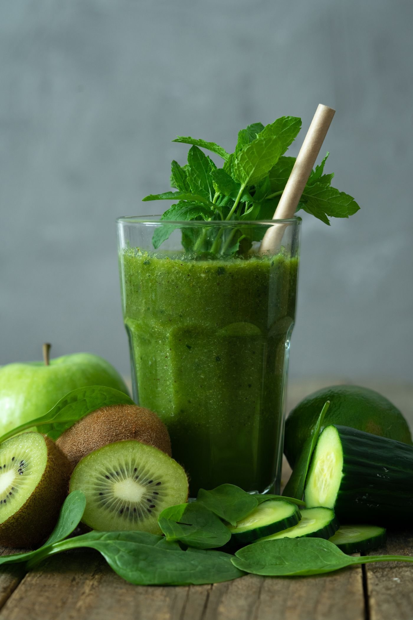 Green Apple, Kiwi and Cucumber Smoothie