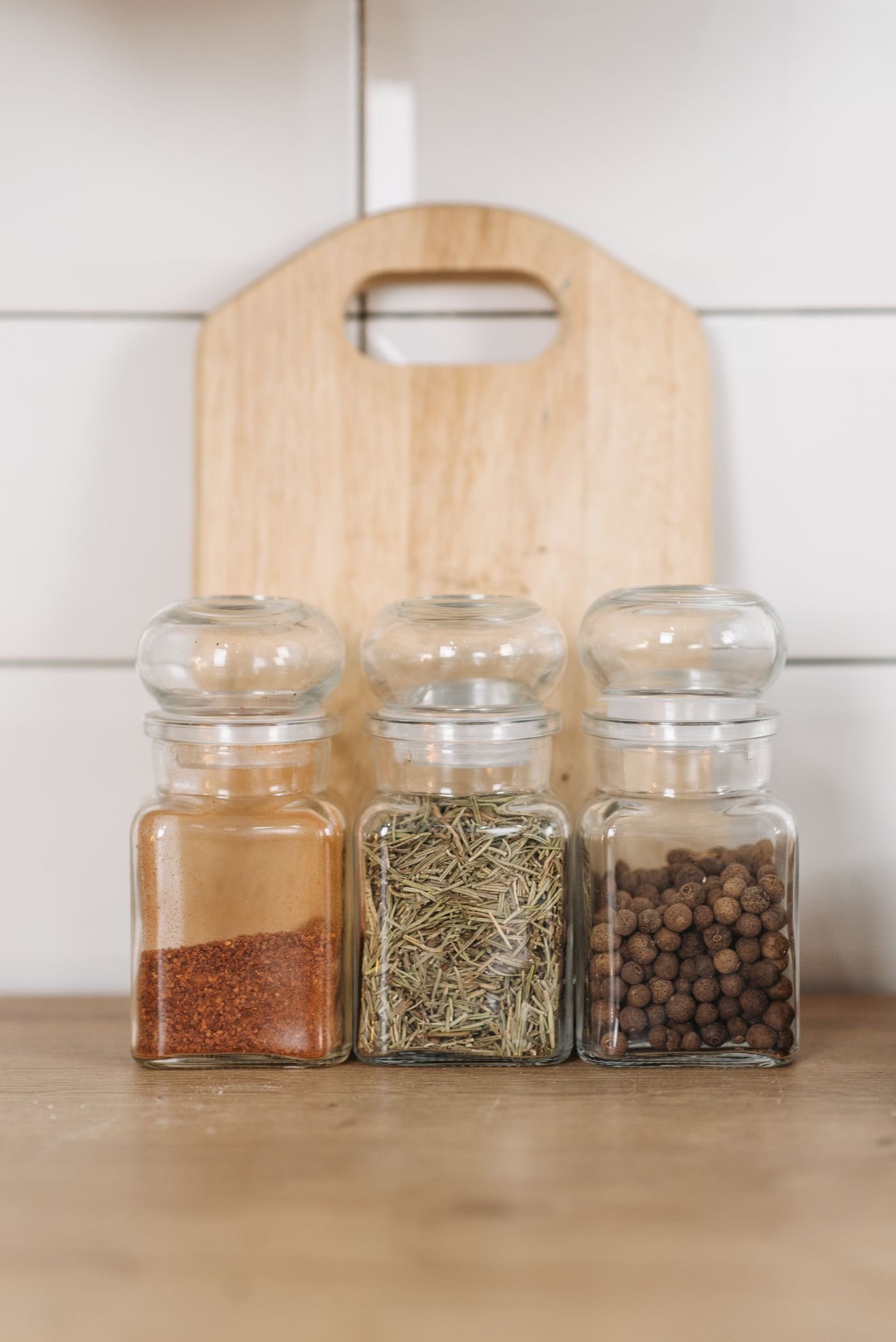 Spice Jar Trio with Paddle Board