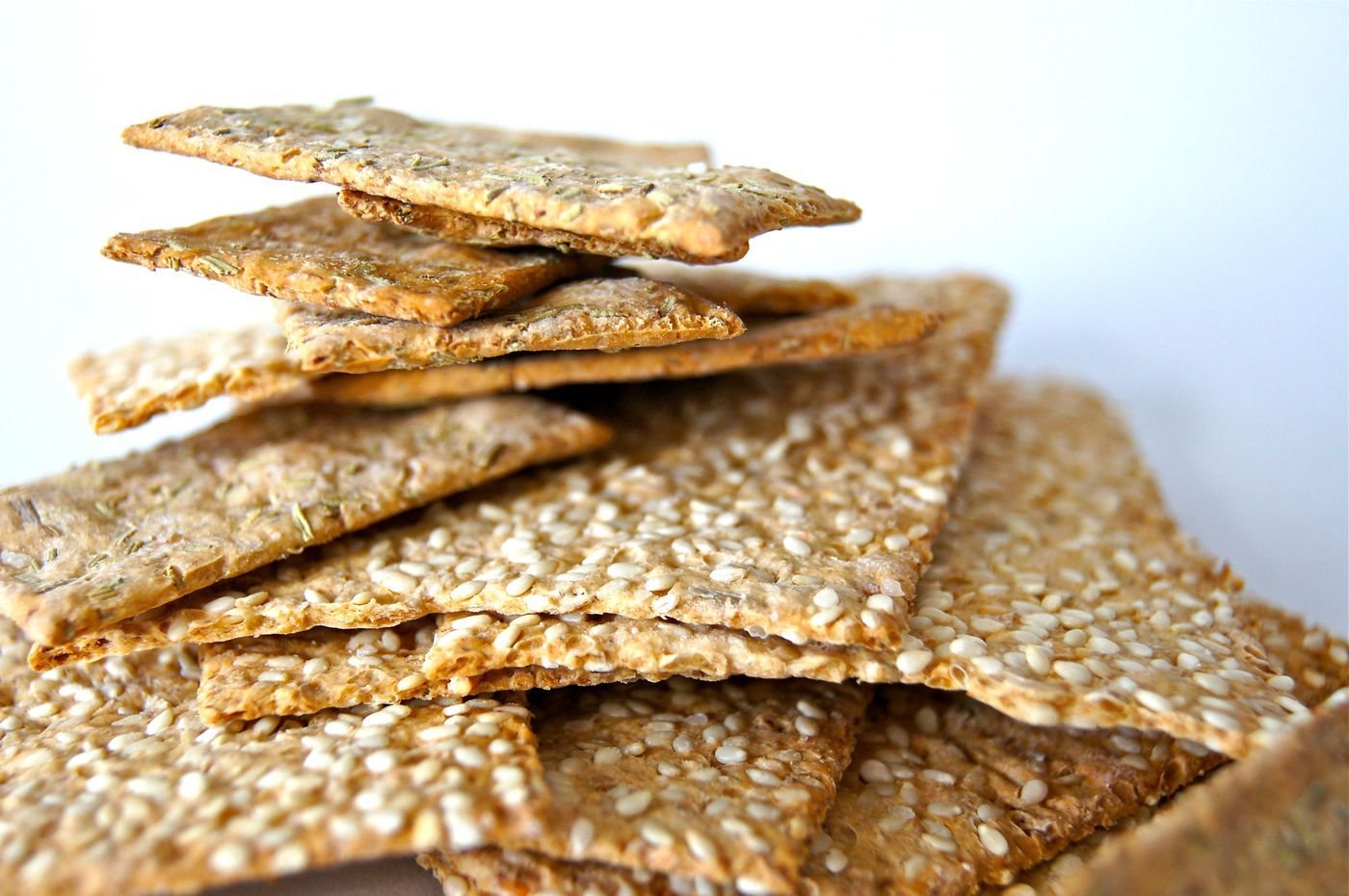 Sesame Flax Seed Crackers