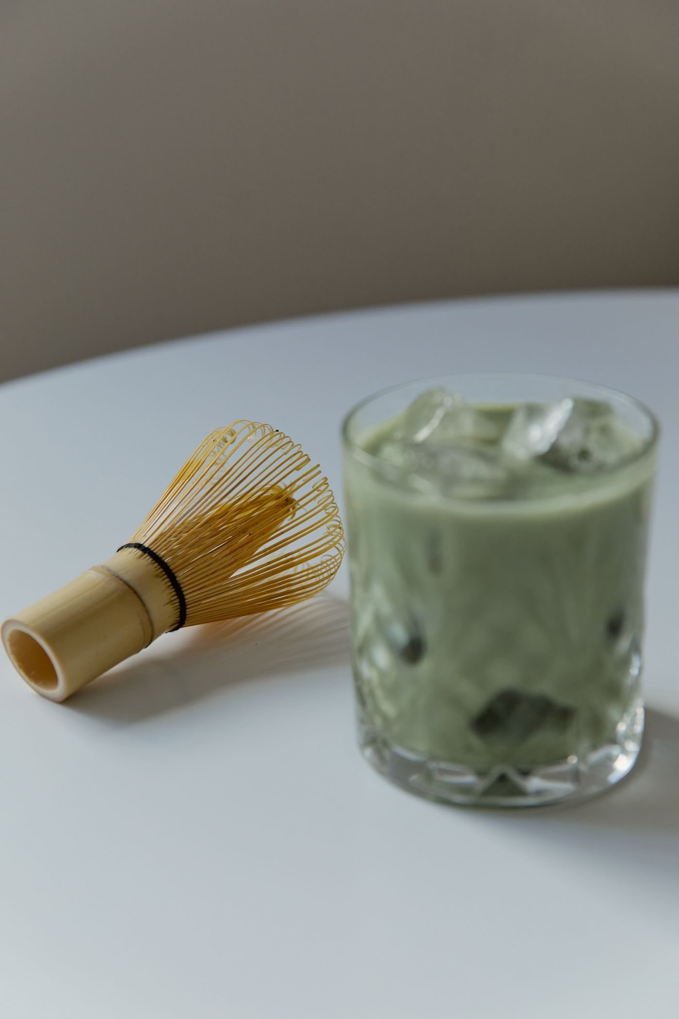 Whisked Iced Matcha Almond Milk